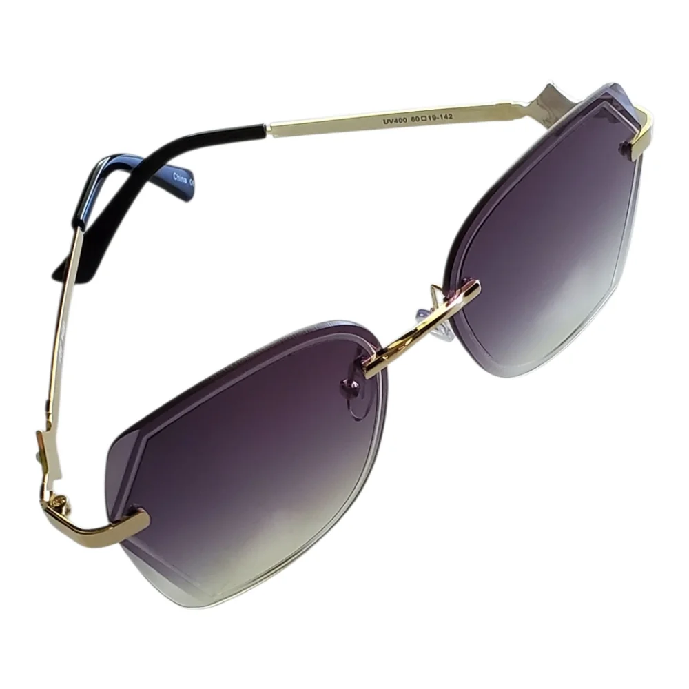 Black and Gold Sunglasses - Gradient Lenses  UV400 Protection